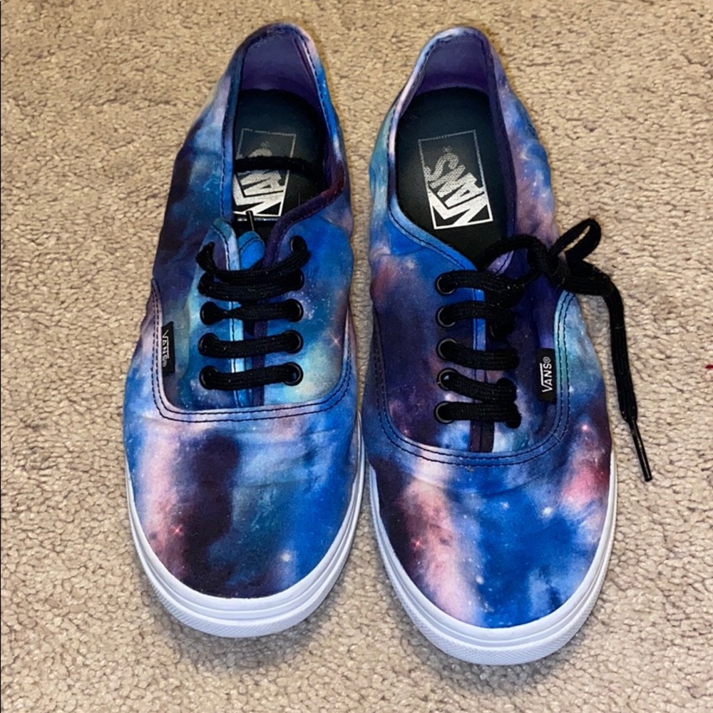Galaxy print vans